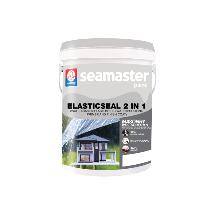 Seamaster Elasticseal 2 in 1  (Water Based Elastomeric Waterproofing Primer And Finish Coat) 8605